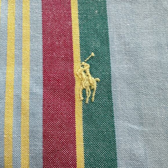 Vintage Polo Ralph Lauren Classic Oxford Striped Button Down Shirt Size XL - Picture 6 of 8